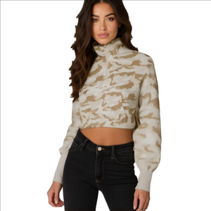 Camouflage Fleece Pullover
